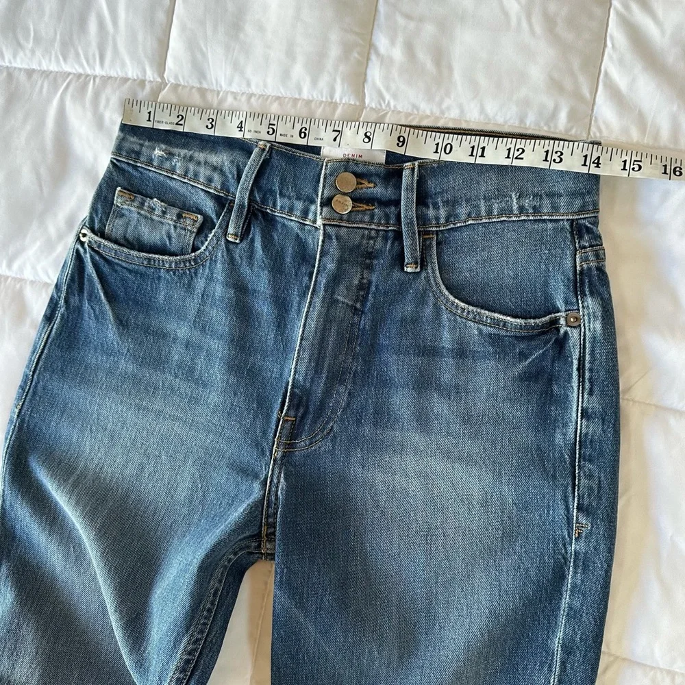❌SOLD❌ Frame Heritage Le Sylvie Slender Straight Jeans in Halston Size 27 - Picture 11 of 13